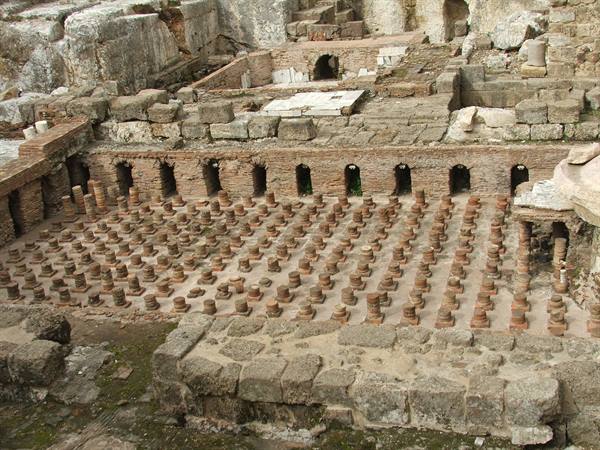 Roman baths.
