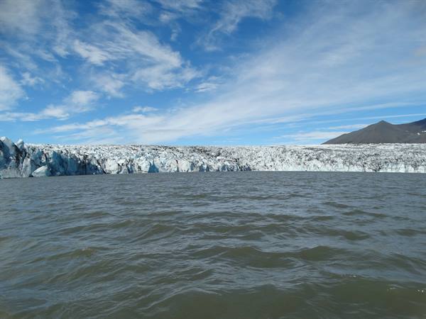 Glacier on the sea