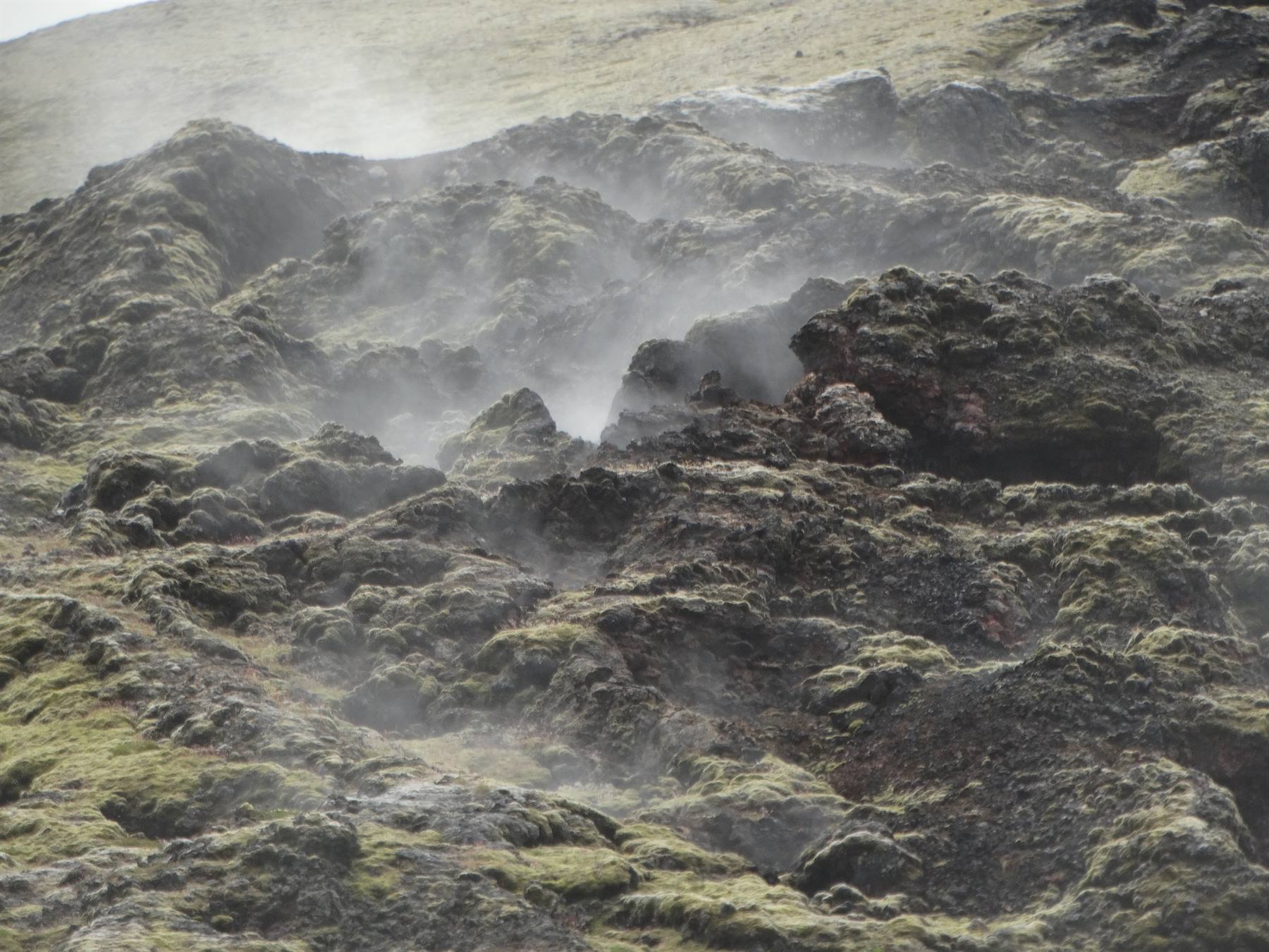 Area geotermale del Krafla, campo di lava.