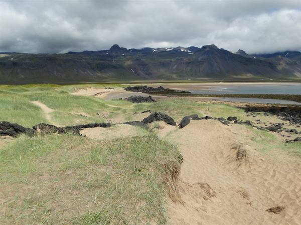 On the Snaefellsnes peninsula: contrasts.