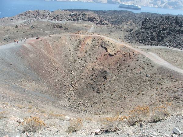 .....from Nea Kameni, the volcano