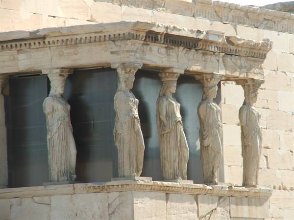 Athens,acropolis, the Caryatids