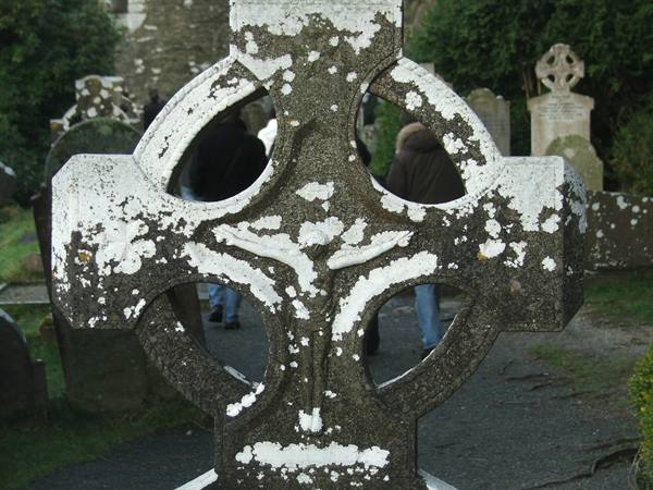 Glendalough, St Kevin's Celtic cemetery