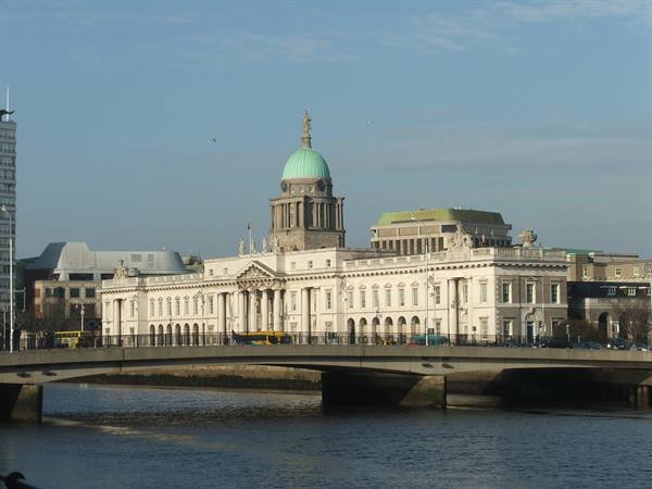 The Custom House on the Liffey