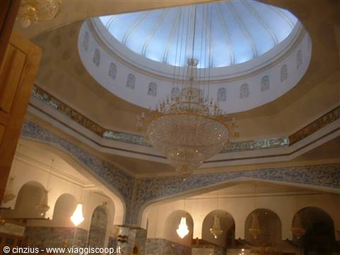 Mosque, the interior.. you can't go in..but you can take photos from outside