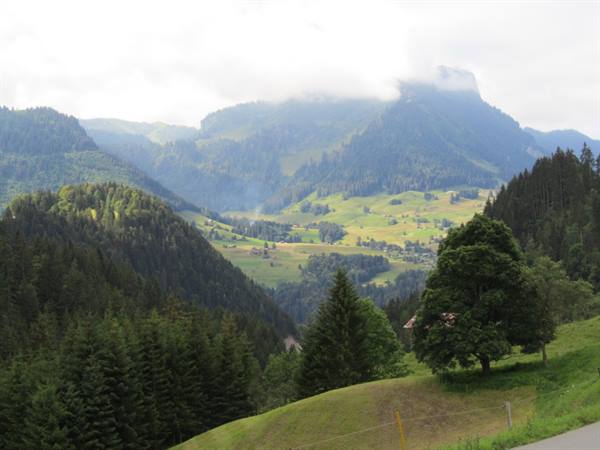 Descending from the Col de Mosses