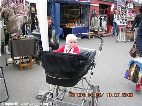 Delicious little viking girl in Hammefest