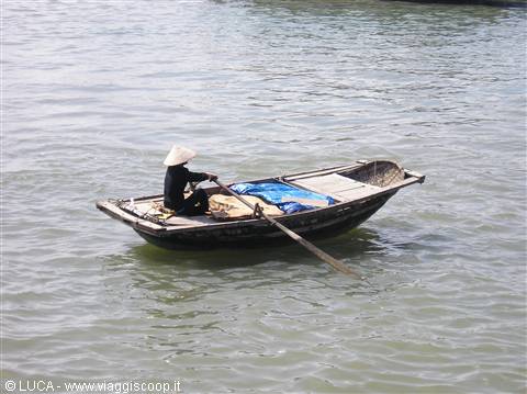 Fisherman in Halong Bay...