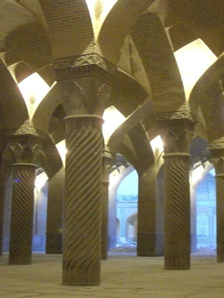 Shiraz - Interior of mosque