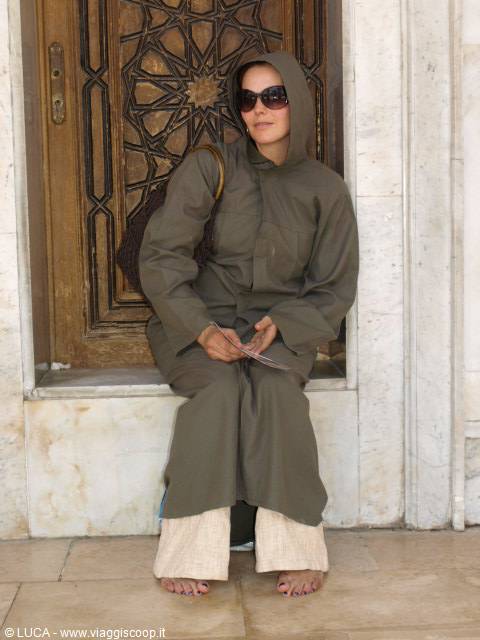 Damascus - Karima perfectly in character...