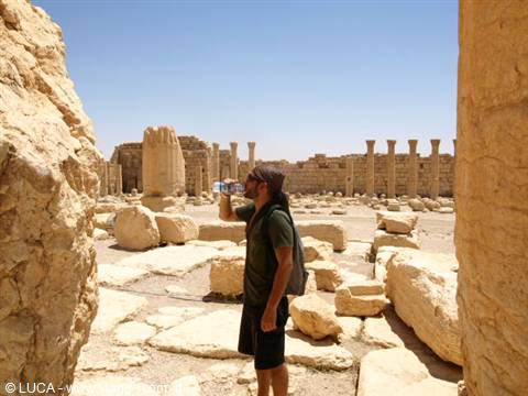 Palmyra - Me in Indiana Jones mode...