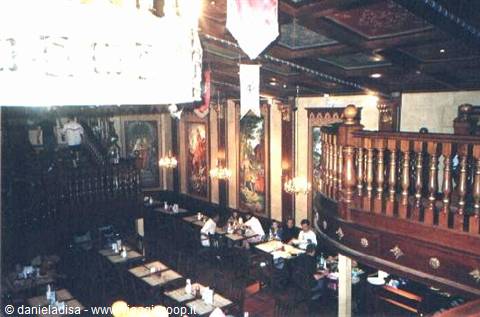 King Ludwig Castle restaurant - inside