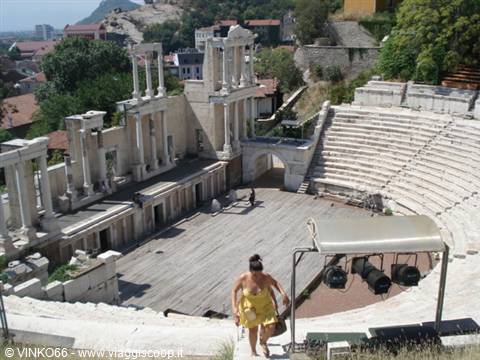 Roman amphitheatre of Plovdiv, the old Philippopolis