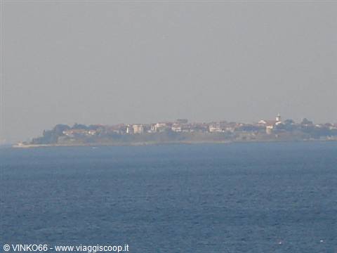 the Nessebar peninsula from Sveti Vlas