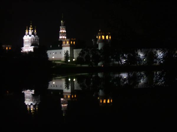 little lake in the evening