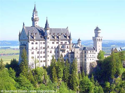 The famous NEUSCHWANSTEIN castle