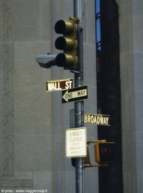 Broadway - Wall Street intersection
