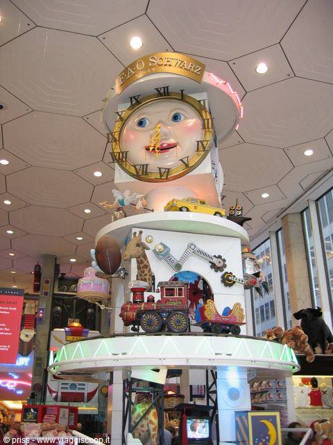 inside the famous toy shop Fao Schwarz!
