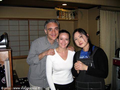 With Erika in the excellent restaurant 'Torisho' in Kawasaki