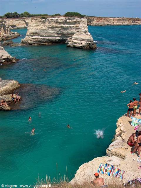 The sea stacks of Sant'Andrea