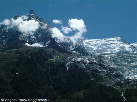 Mont Blanc glacier