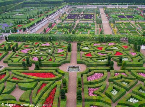 The heart garden of Villandry