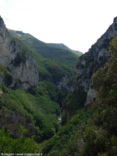 Fiastrone Gorge from above