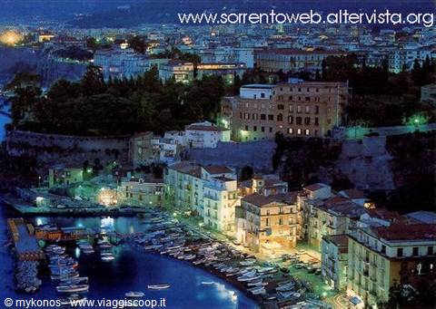 Sorrento at night
