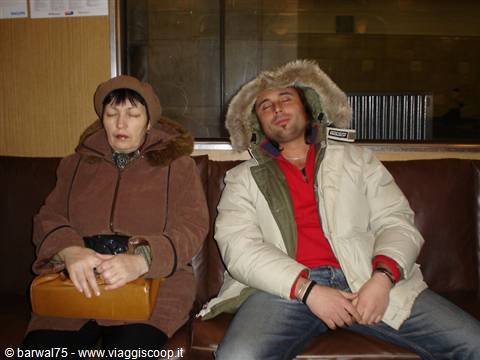 on the metro...