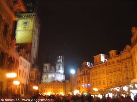 Prague by night