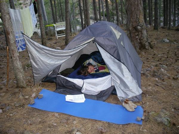 Monte Cintu campsite