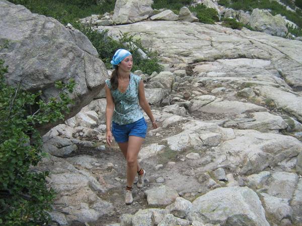 Towards Lake Capitello