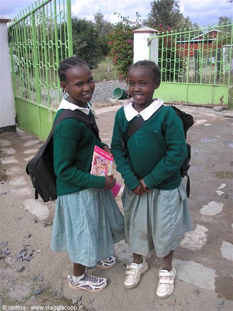 in uniform to go to school... how lovely!!!