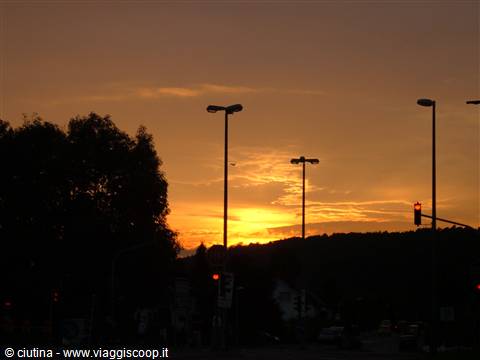 ...sunset in Cologne...
