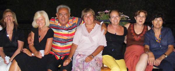 blissful among beautiful women.he is professor Giovannino