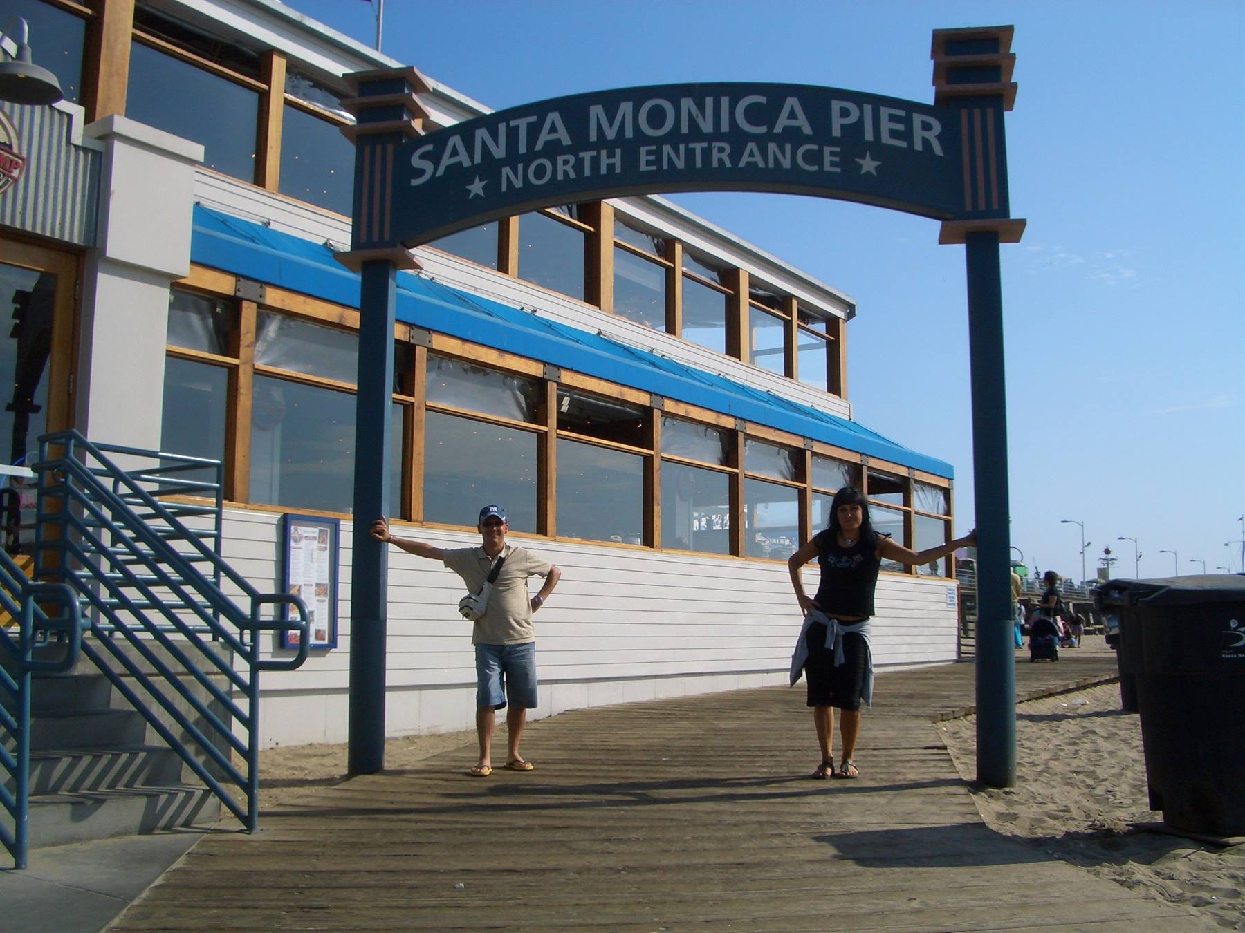 THE SANTA MONICA PIER