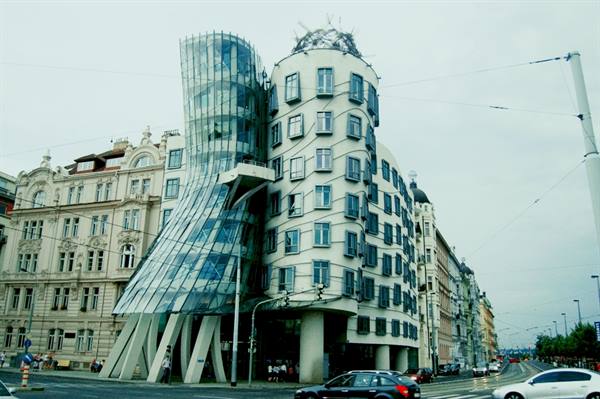 The Dancing House of Prague (the building dedicated to Fred and Ginger)