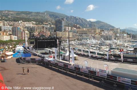 the concert stage